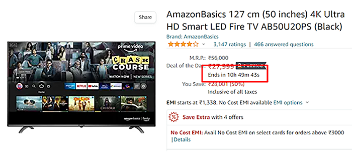 Countdown - Example of FOMO - Wonkrew